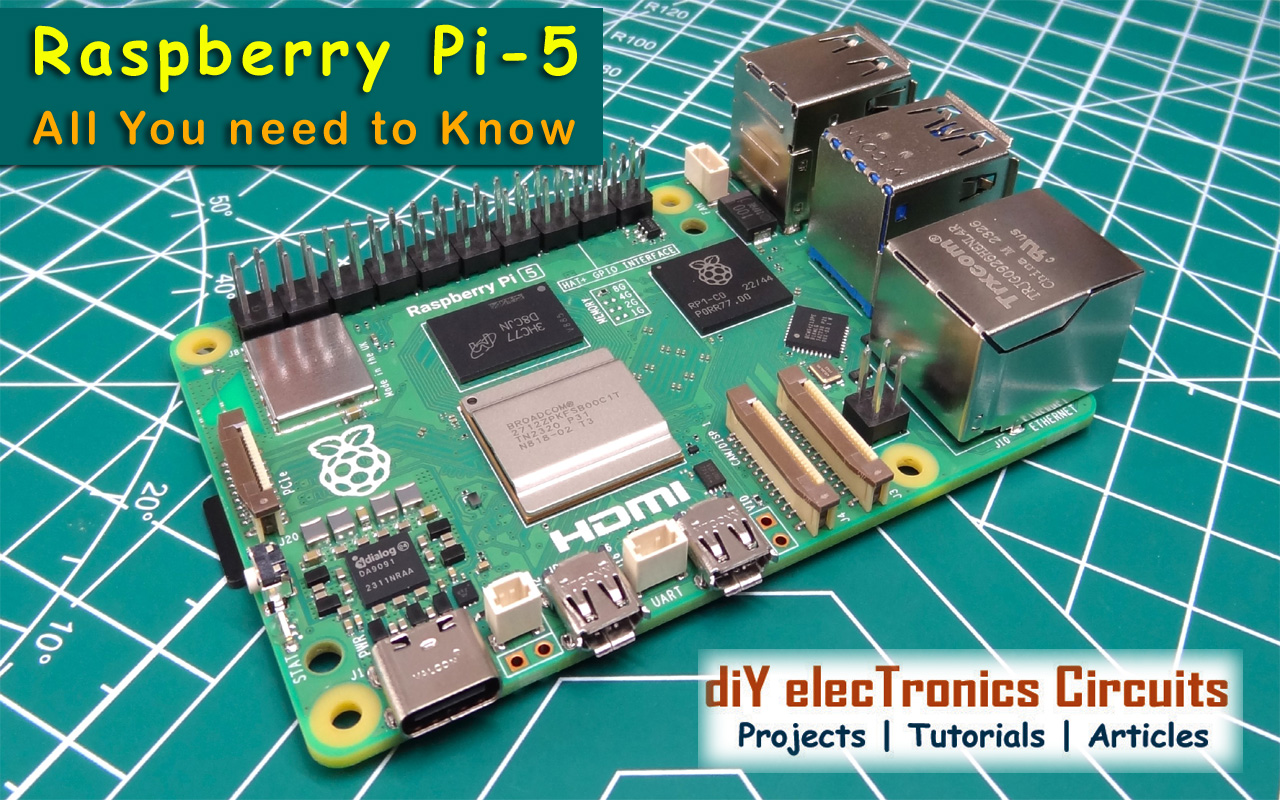 Raspberry Pi 5 All You Need To Know Working And Technical Details Diy Electronics Circuits 